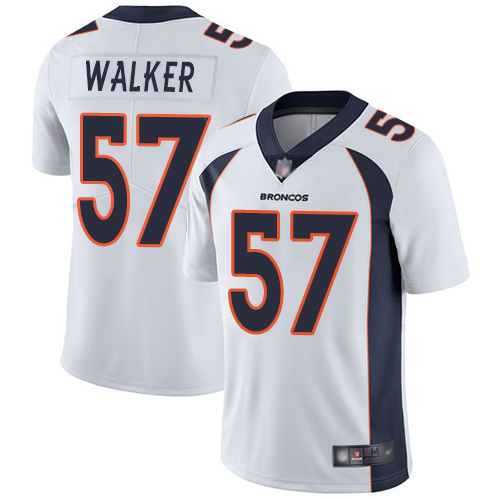 Men Denver Broncos #57 Demarcus Walker White Vapor Untouchable Limited Player Football NFL Jersey